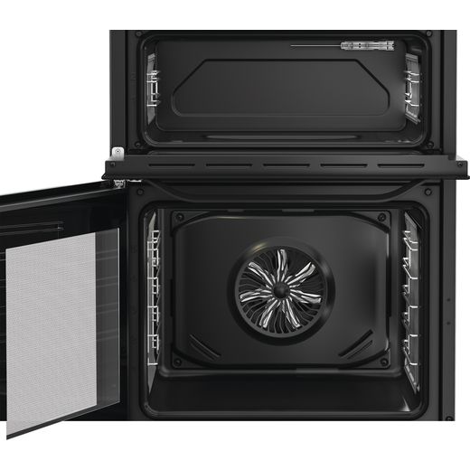 Hotpoint Electric Cooker with Induction Hob - Black - Internal shot